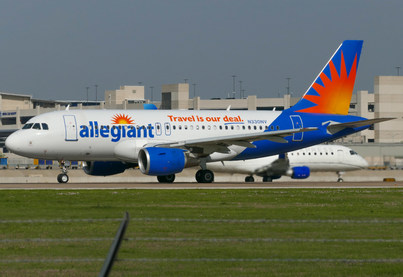 Photo of N330NV - Allegiant Air Airbus A319 at AUS on AeroXplorer Aviation Database