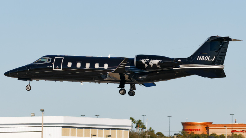 Photo of N80LJ - Jet ICU Air Ambulance Bombardier Learjet 60  at TPA on AeroXplorer Aviation Database