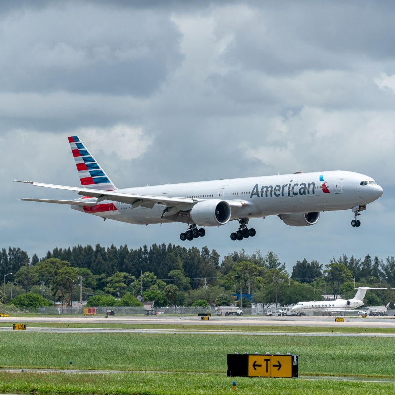 Photo of N719AN - American Airlines Boeing 777-300ER at PBI on AeroXplorer Aviation Database