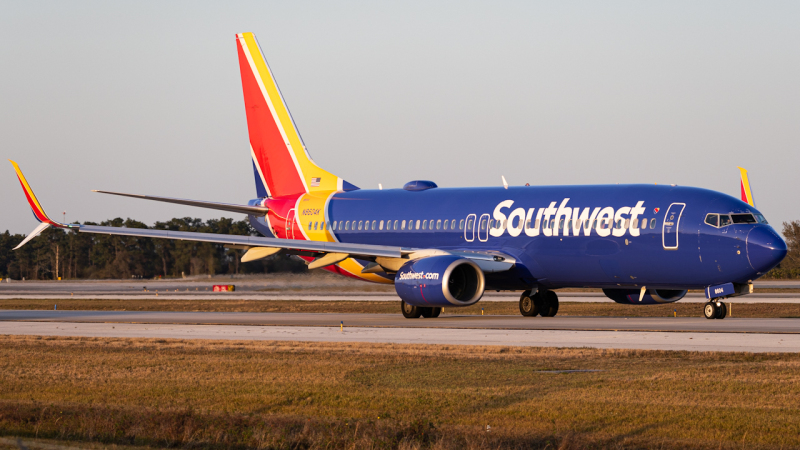 Photo of N8604K - Southwest Airlines Boeing 737-800 at MCO on AeroXplorer Aviation Database
