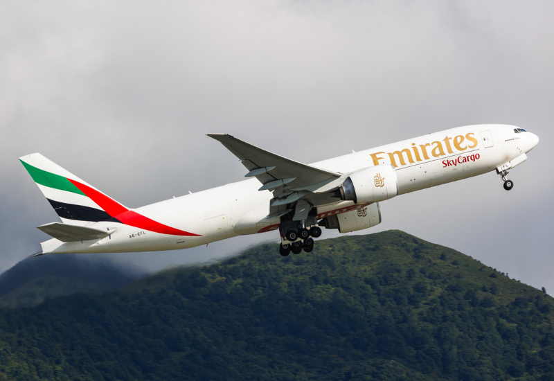 Photo of A6-EFL - Emirates SkyCargo Boeing 777-F at HKG on AeroXplorer Aviation Database