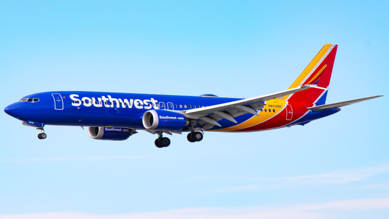 Photo of N8729H - Southwest Airlines Boeing 737 MAX 8 at SAN on AeroXplorer Aviation Database
