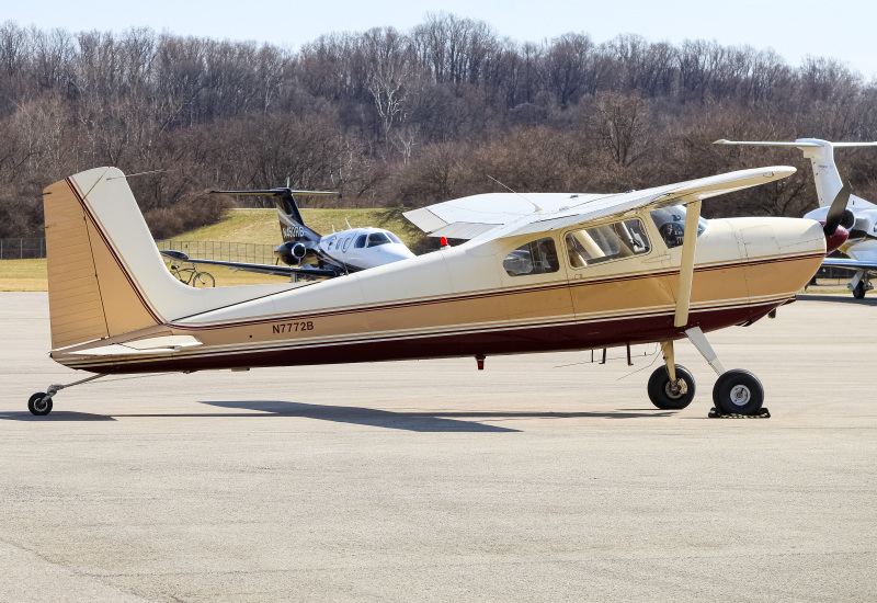 Photo of N7772B - PRIVATE  Cessna 180 at LUK  on AeroXplorer Aviation Database