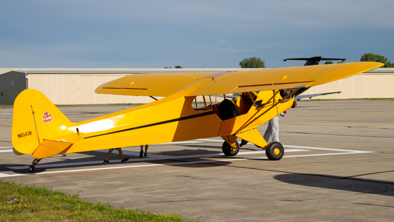 Photo of N6543H - PRIVATE Piper Cub at DLZ on AeroXplorer Aviation Database
