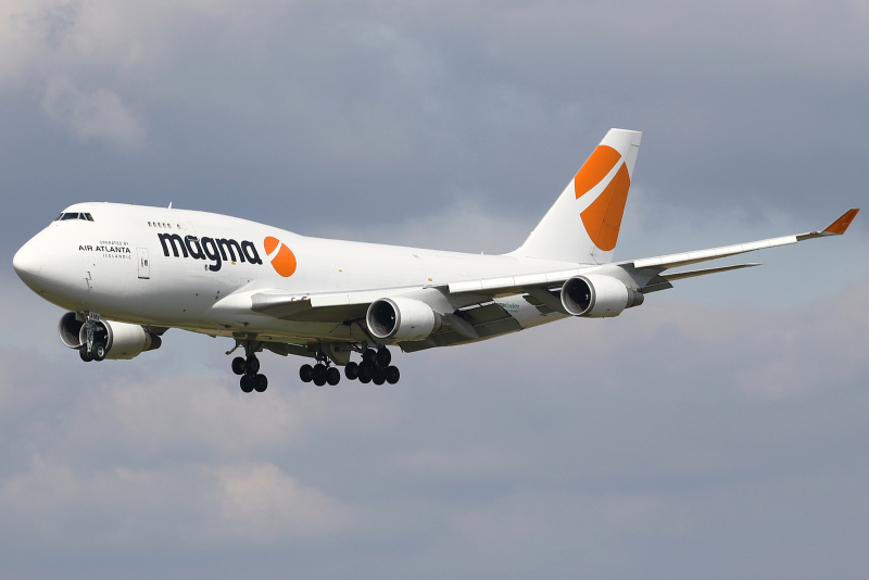 Photo of TF-AMN - Magma Aviation Boeing 747-400F at LGG on AeroXplorer Aviation Database