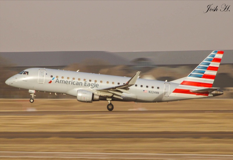Photo of N224NN - American Airlines Embraer E175 at DFW on AeroXplorer Aviation Database