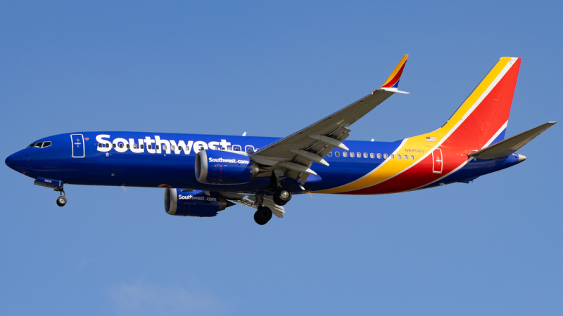 Photo of N8556S - Southwest Airlines Boeing 737 MAX 8 at TPA on AeroXplorer Aviation Database