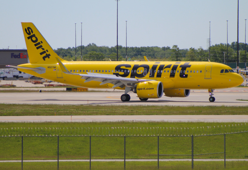 Photo of N927NK - Spirit Airlines Airbus A320NEO at IND on AeroXplorer Aviation Database