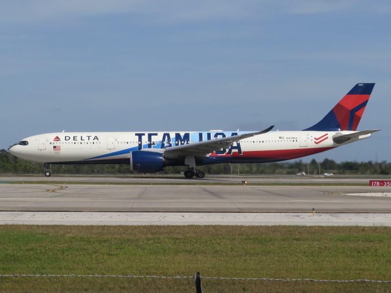 Photo of N411DX - Delta Airlines Airbus A330-900 at MCO on AeroXplorer Aviation Database