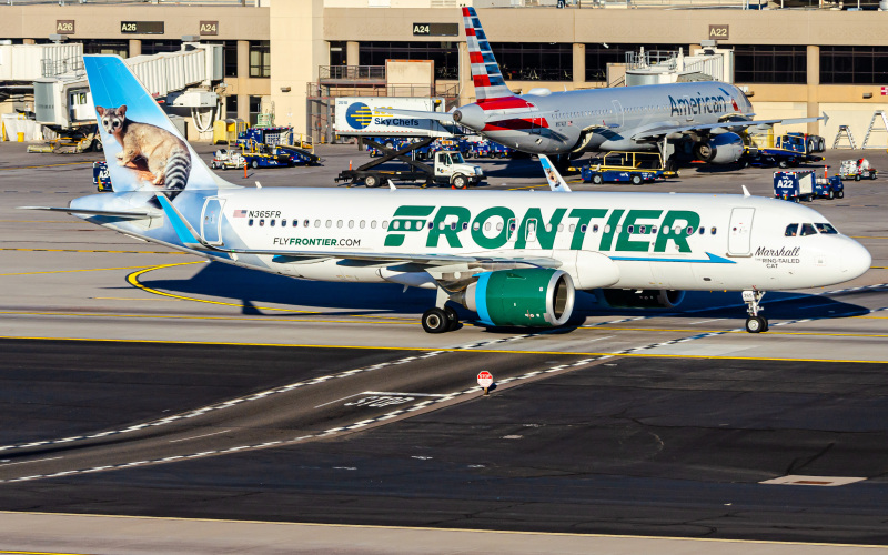 Photo of N365FR - Frontier Airlines Airbus A320NEO at PHX on AeroXplorer Aviation Database