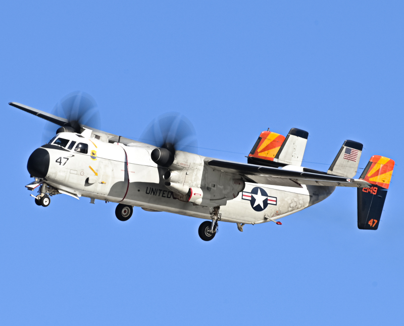 Photo of 162149 - USN - United States Navy Grumman C-2 Greyhound at NZY on AeroXplorer Aviation Database