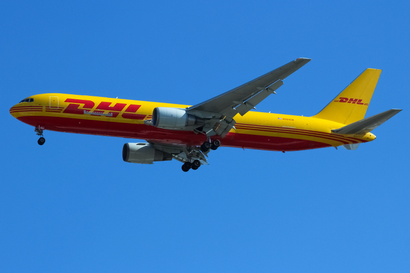 Photo of N391CM - DHL Boeing 767-300F at CVG on AeroXplorer Aviation Database