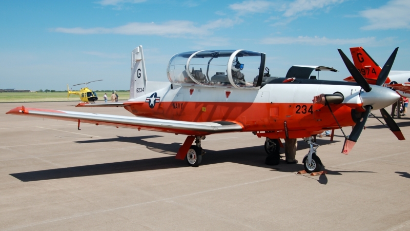 Photo of 166234 - USN - United States Navy North American T-6 Texan at OUN on AeroXplorer Aviation Database