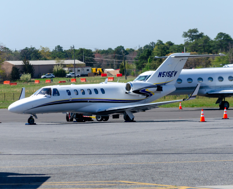 Photo of N515EV - PRIVATE Cessna 525 at ACY on AeroXplorer Aviation Database