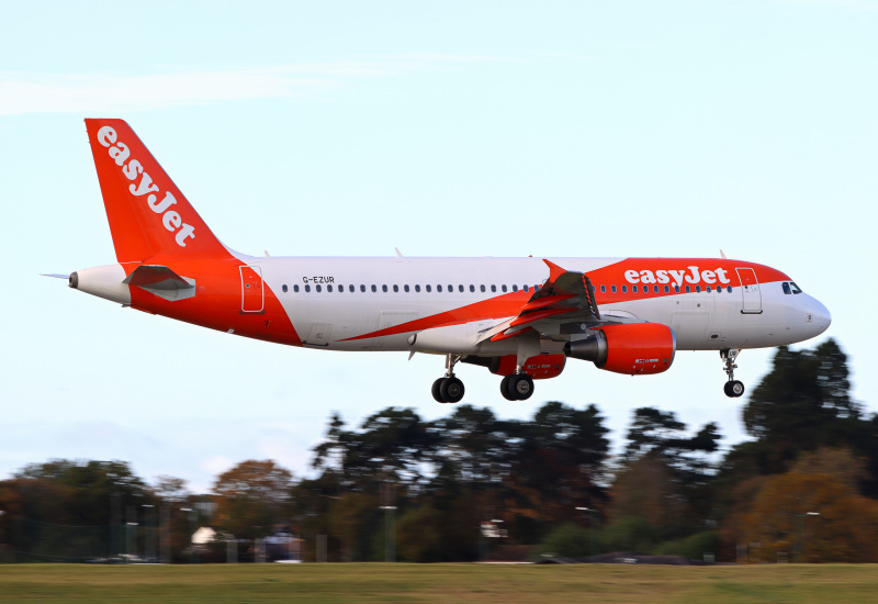 Photo of G-EZUR - EasyJet Airbus A320 at BHX on AeroXplorer Aviation Database