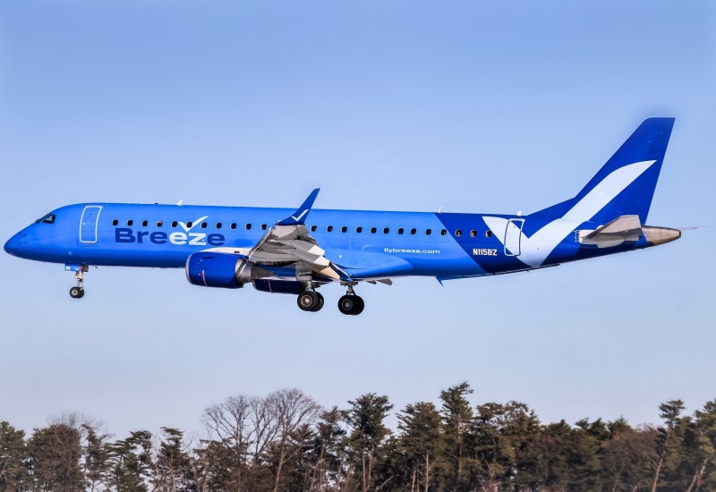 Photo of N115BZ - Breeze Airways Embraer E190 at BWI on AeroXplorer Aviation Database