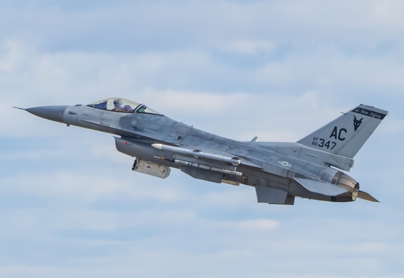 Photo of 86-0347 - USAF - United States Air Force General Dynamics F-16 Fighting Falcon at ACY on AeroXplorer Aviation Database