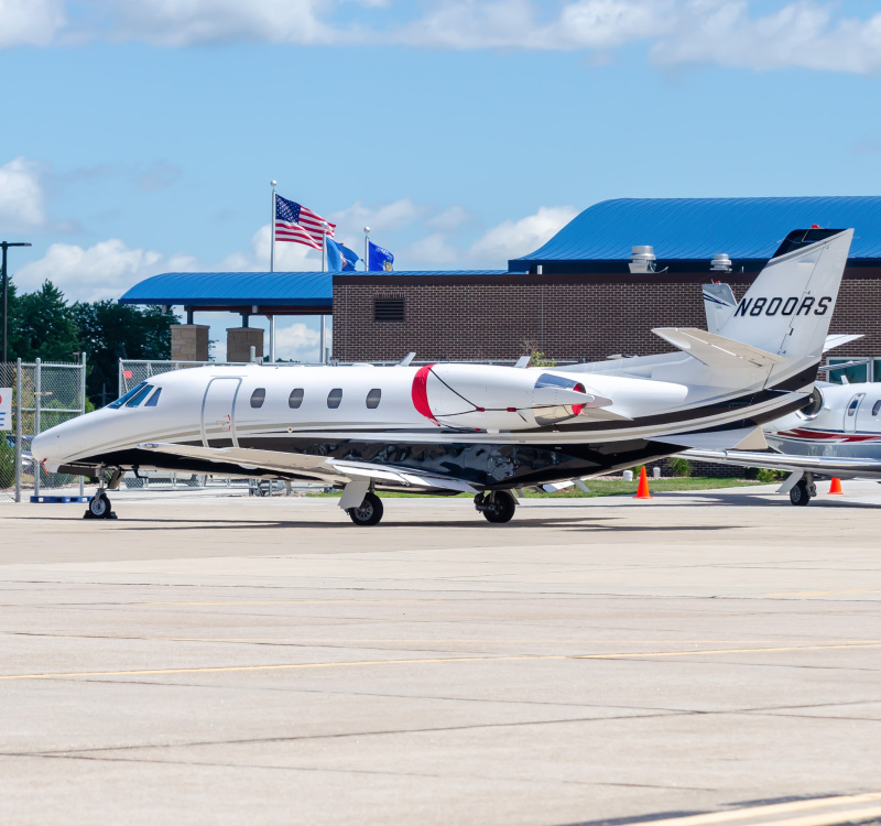 Photo of N800RS - PRIVATE Cessna 560XLS Citation Excel at OSH on AeroXplorer Aviation Database