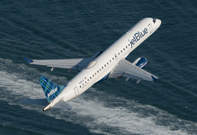 Photo of N198JB - JetBlue Airways Embraer E190 at BOS on AeroXplorer Aviation Database