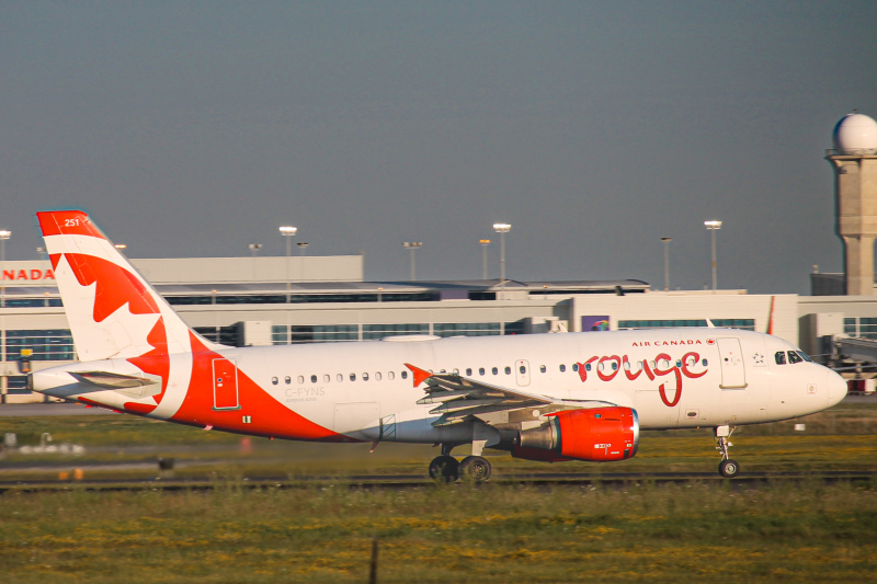 Photo of C-FYNS - Air Canada Rouge Airbus A319 at YYZ on AeroXplorer Aviation Database