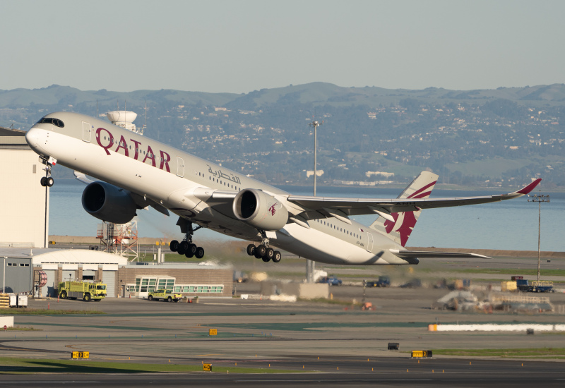 Photo of A7-ANH - Qatar Airways Airbus A350-1000 at SFO on AeroXplorer Aviation Database
