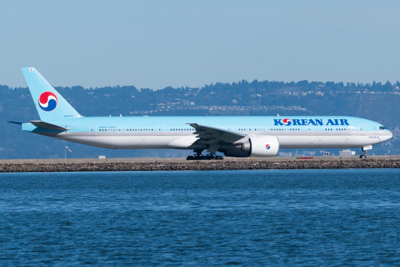 Photo of HL8010 - Korean Air Boeing 777-300ER at SFO on AeroXplorer Aviation Database