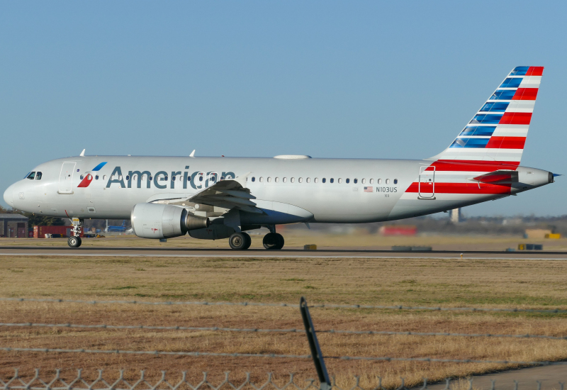 Photo of N103US - American Airlines Airbus A320 at AUS on AeroXplorer Aviation Database