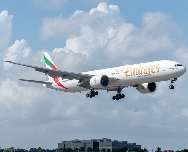 Photo of A6-EGK - Emirates Boeing 777-300ER at MIA on AeroXplorer Aviation Database