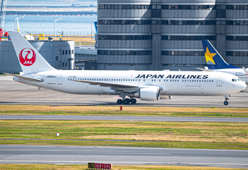 Photo of JA602J - Japan Airlines Boeing 767-300ER at HND on AeroXplorer Aviation Database