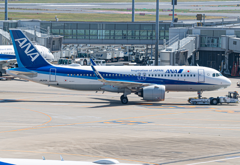 Photo of JA215A - All Nippon Airways Airbus A320NEO at HND on AeroXplorer Aviation Database