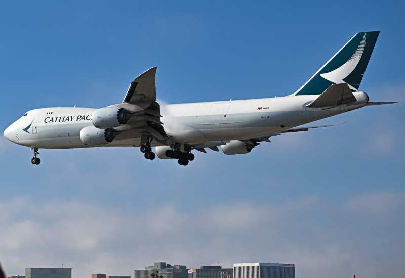 Photo of B-LJM - Cathay Pacific Cargo Boeing 747-8F at LAX on AeroXplorer Aviation Database