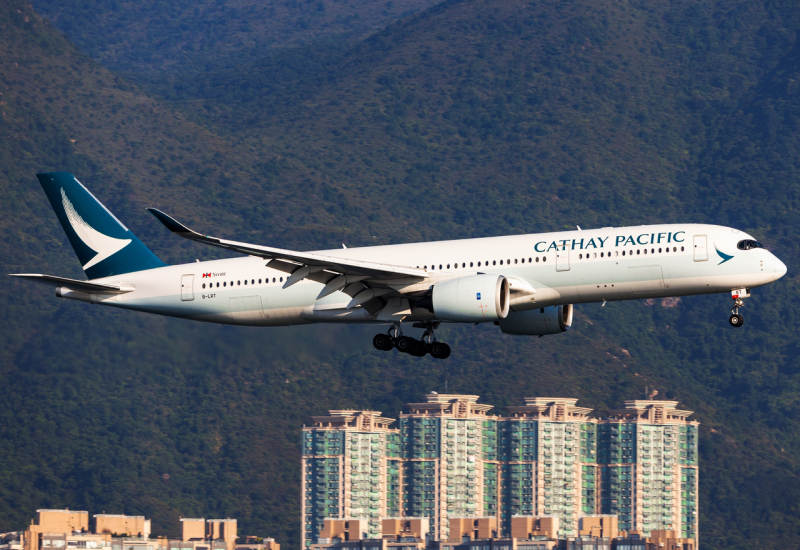 Photo of B-LRT - Cathay Pacific Airbus A350-900 at HKG on AeroXplorer Aviation Database