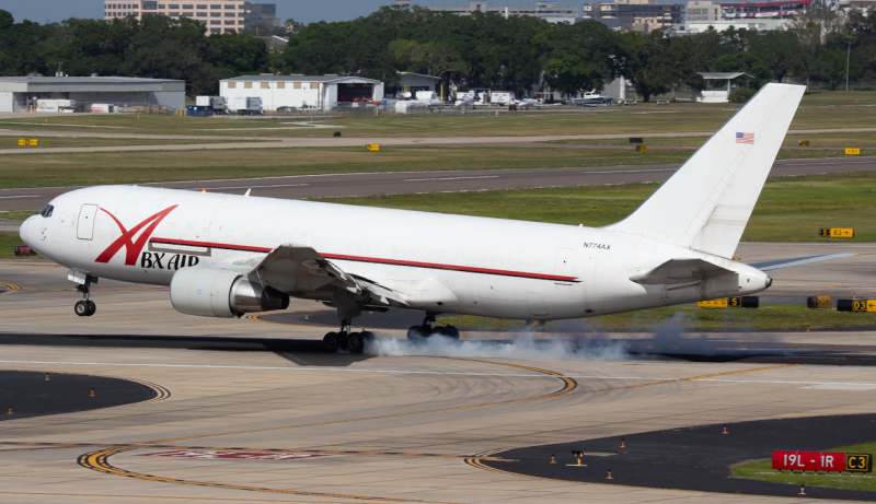 Photo of N774AX - ABX Air Boeing 767-200F at TPA on AeroXplorer Aviation Database