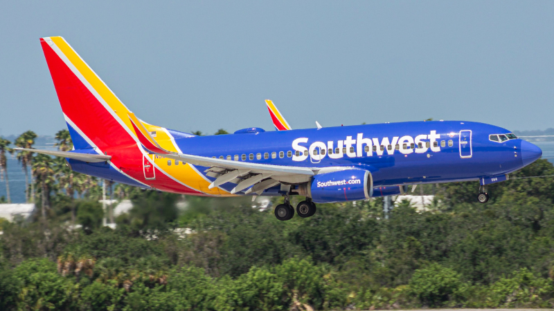 Photo of N564WN - Southwest Airlines Boeing 737-700 at TPA on AeroXplorer Aviation Database