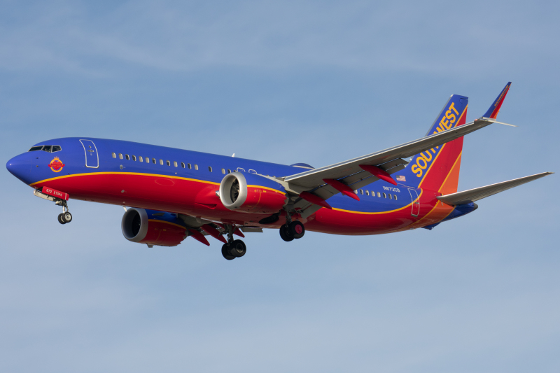 Photo of N872CB - Southwest Airlines Boeing 737 MAX 8 at SJC on AeroXplorer Aviation Database