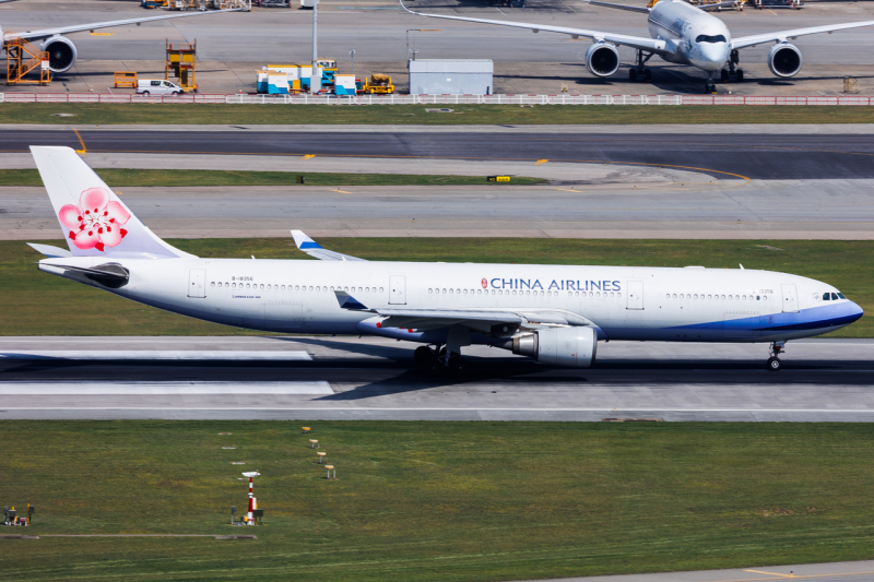 Photo of B-18356 - China Airlines Airbus A330-300 at HKG on AeroXplorer Aviation Database