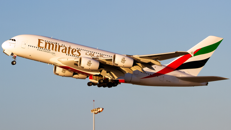 Photo of A6-EVL - Emirates Airbus A380-800 at LAX on AeroXplorer Aviation Database
