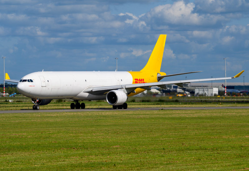 Photo of EI-HEB - DHL Airbus A330-300F at AMS on AeroXplorer Aviation Database