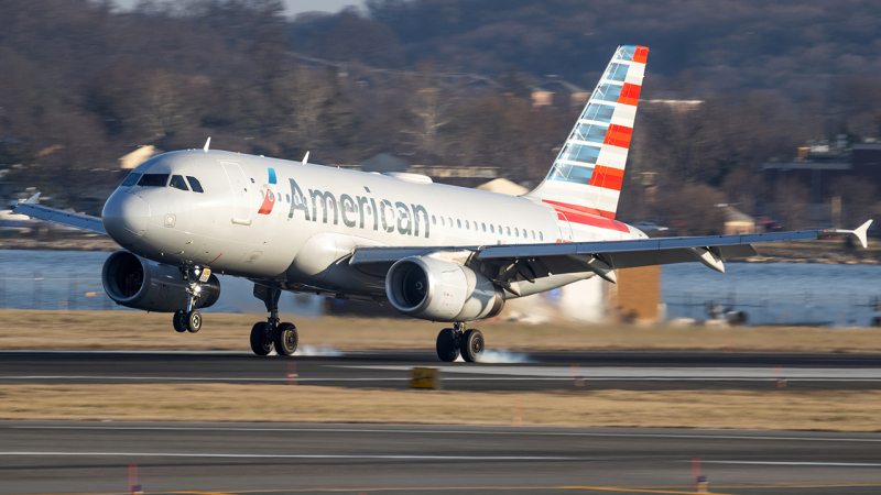 Photo of N809AW - American Airlines Airbus A319 at DCA on AeroXplorer Aviation Database
