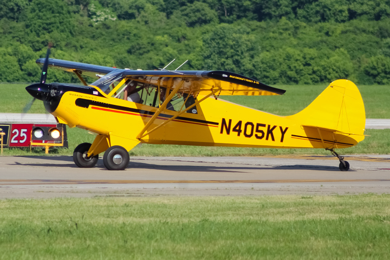 Photo of N405KY - PRIVATE  Aviat A-1C Husky at LUK on AeroXplorer Aviation Database