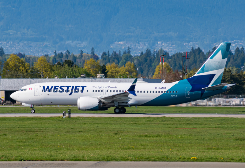 Photo of C-GAMQ - WestJet Boeing 737 MAX 8 at YVR on AeroXplorer Aviation Database