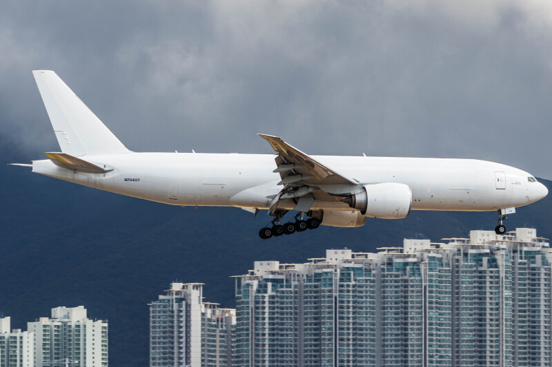 Photo of N704GT - Southern Air Cargo Boeing 777-F at HKG on AeroXplorer Aviation Database