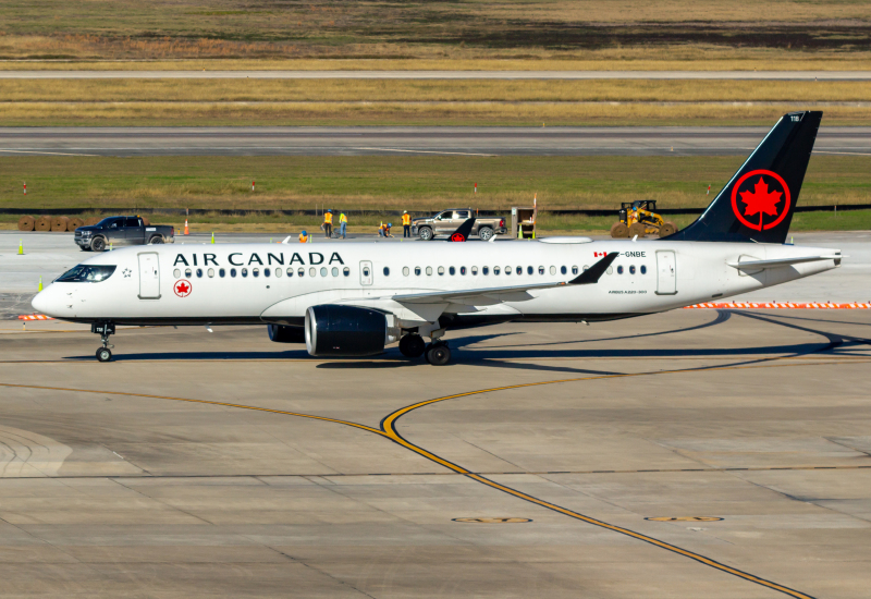 Photo of C-GNBE - Air Canada Airbus A220-300 at IAH on AeroXplorer Aviation Database