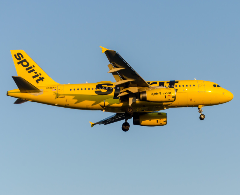 Photo of N526NK - Spirit Airlines Airbus A319 at EWR on AeroXplorer Aviation Database