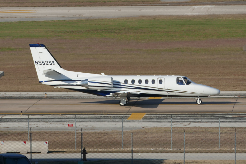 Photo of N550SK - PRIVATE Cessna 550 Citation Bravo at AUS on AeroXplorer Aviation Database