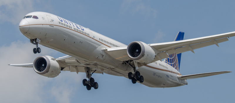 Photo of N16008 - United Airlines Boeing 787-10 at EWR on AeroXplorer Aviation Database