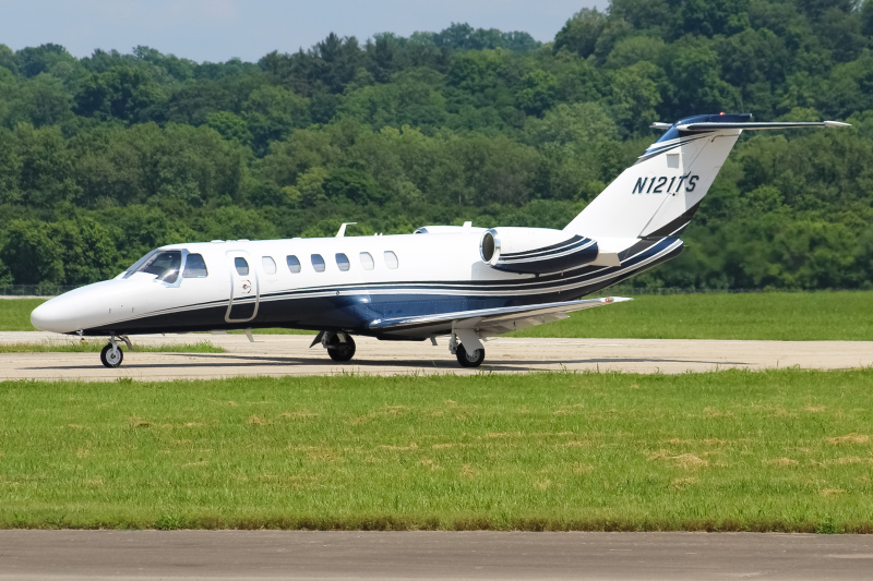 Photo of N121TS - PRIVATE  Cessna 525 at LUK on AeroXplorer Aviation Database