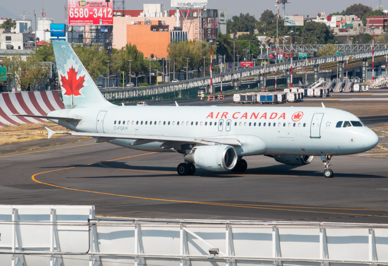 Photo of C-FGKH - Air Canada Airbus A320 at MEX on AeroXplorer Aviation Database