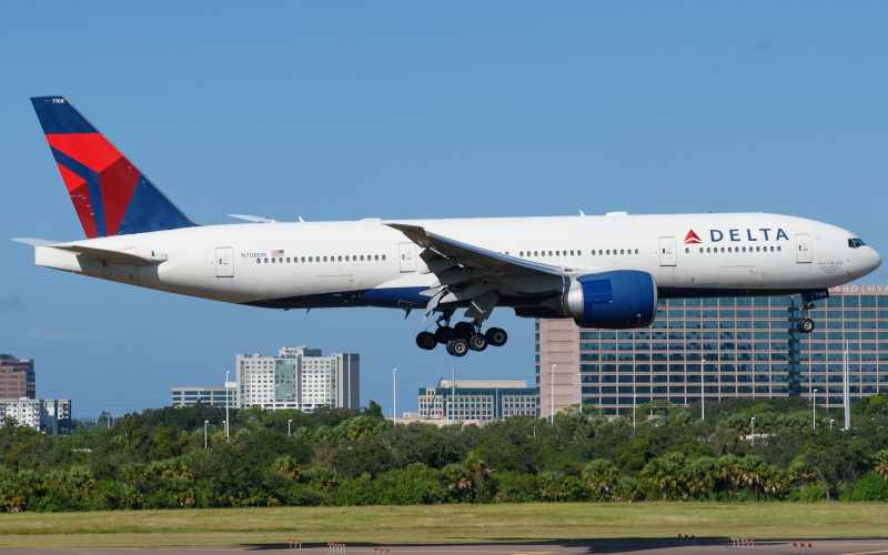 Photo of N708DN - Delta Airlines Boeing 777-200LR at TPA on AeroXplorer Aviation Database