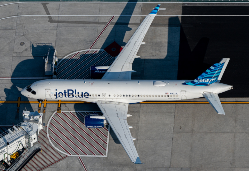 Photo of N3023J - JetBlue Airways Airbus A220-300 at BOS on AeroXplorer Aviation Database